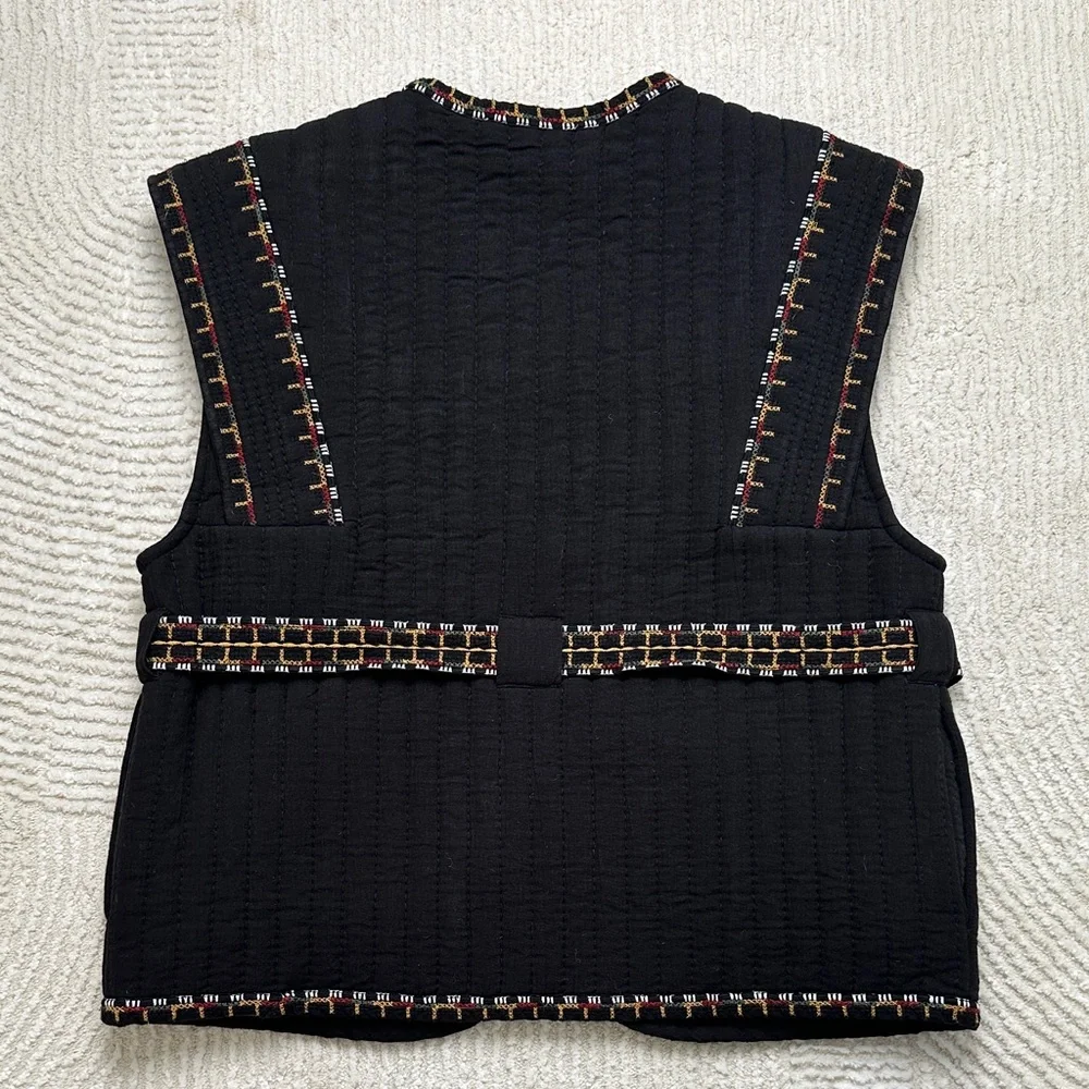 Ba&sh Clevie Sleeveless Jacket Women’s Size 2 - Picture 9 of 16